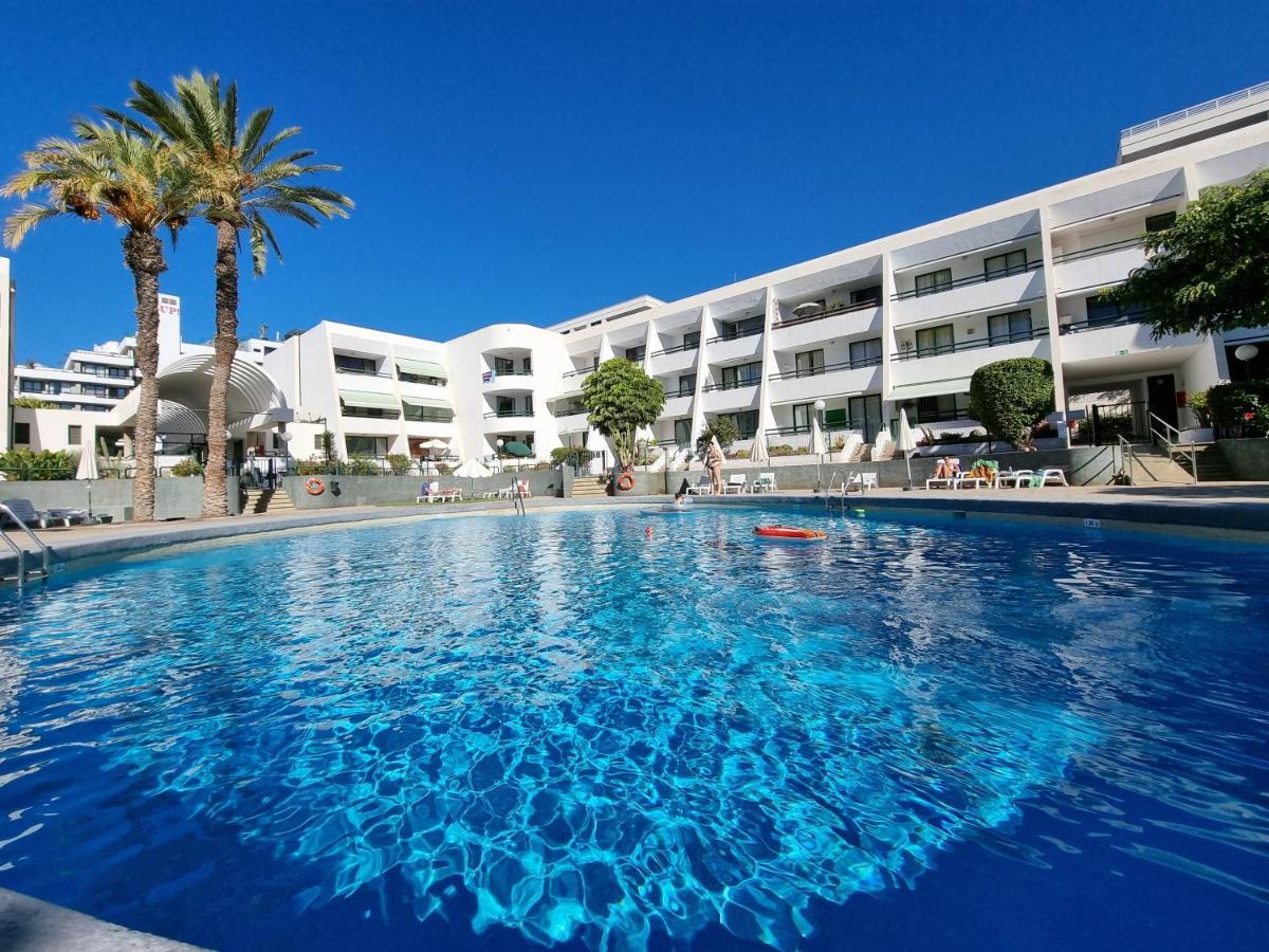 Apartment Casa Palmera Only 150 Meters To The Beach, Heated Pool, Wifi, Sat-Tv, Balcony With Poolview Arona  Zewnętrze zdjęcie