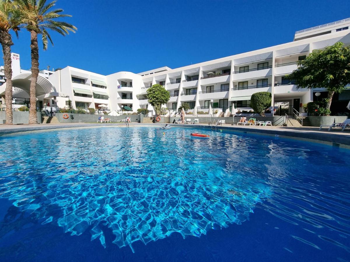 Apartment Casa Palmera Only 150 Meters To The Beach, Heated Pool, Wifi, Sat-Tv, Balcony With Poolview Arona  Zewnętrze zdjęcie