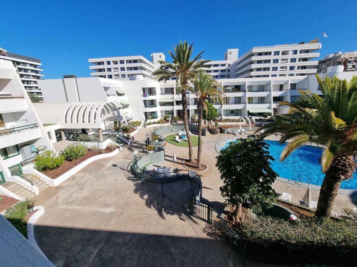 Apartment Casa Palmera Only 150 Meters To The Beach, Heated Pool, Wifi, Sat-Tv, Balcony With Poolview Arona  Zewnętrze zdjęcie