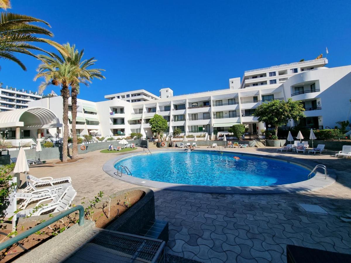 Apartment Casa Palmera Only 150 Meters To The Beach, Heated Pool, Wifi, Sat-Tv, Balcony With Poolview Arona  Zewnętrze zdjęcie