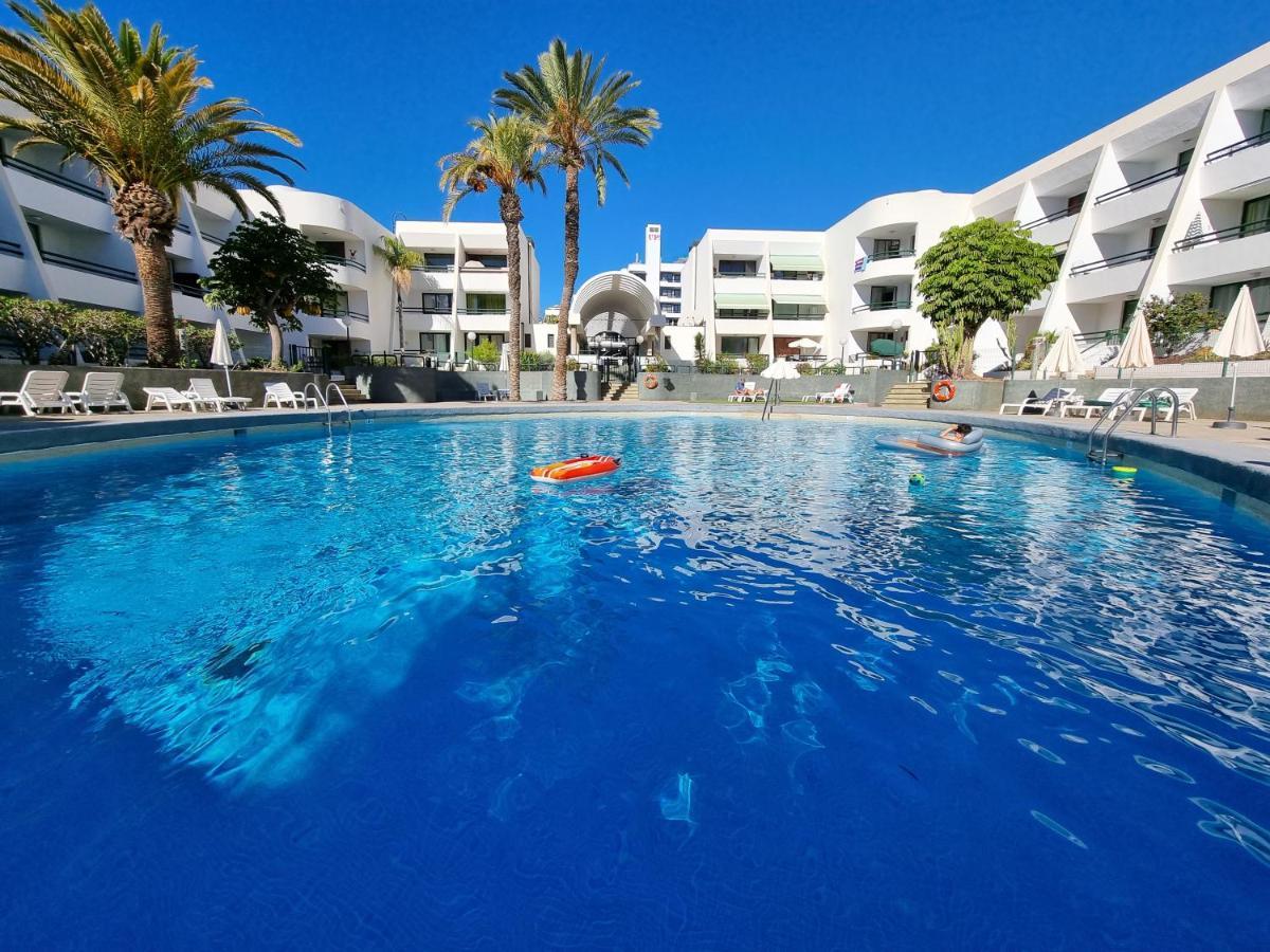 Apartment Casa Palmera Only 150 Meters To The Beach, Heated Pool, Wifi, Sat-Tv, Balcony With Poolview Arona  Zewnętrze zdjęcie